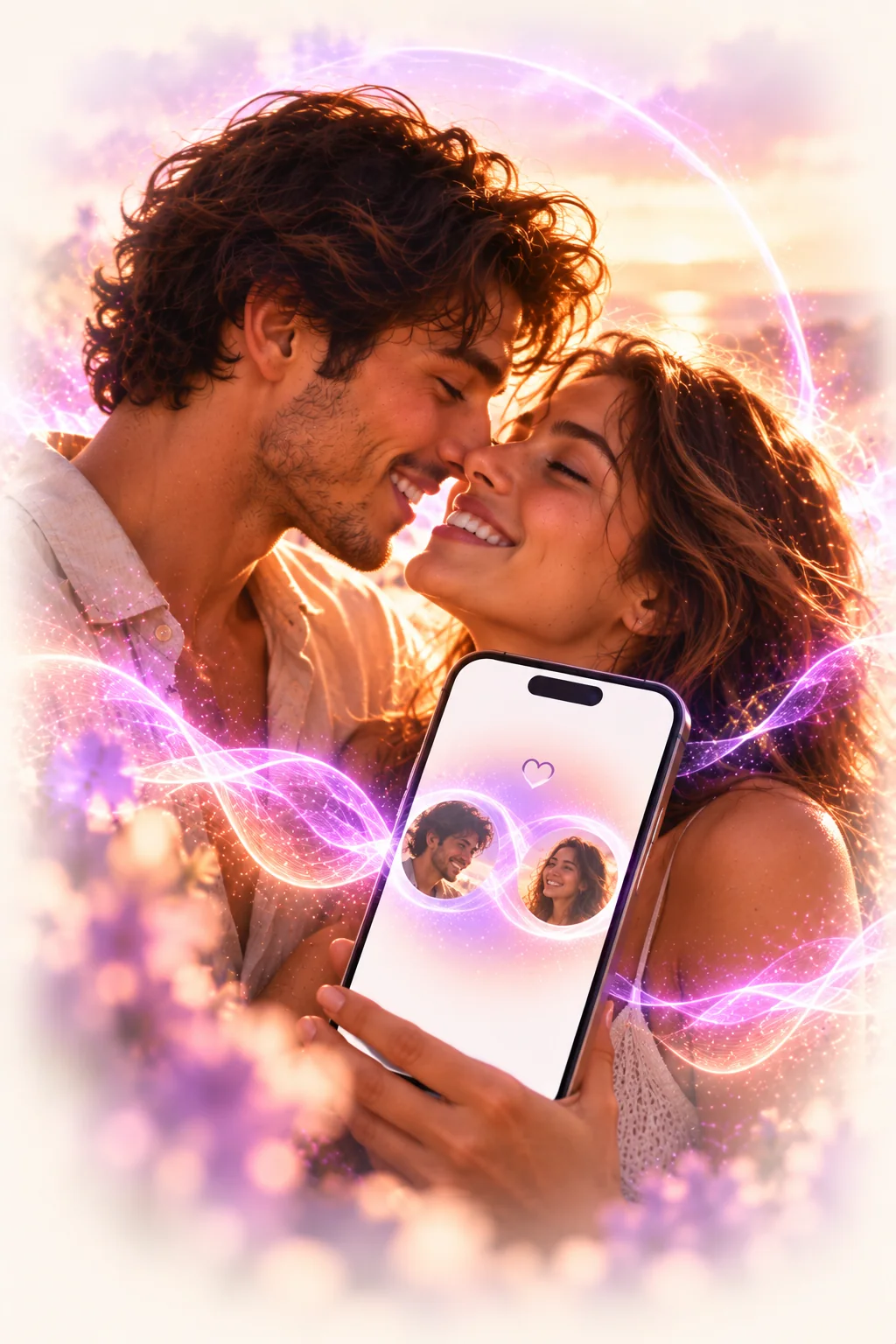 Two people who have both chosen to connect on CoreAllure