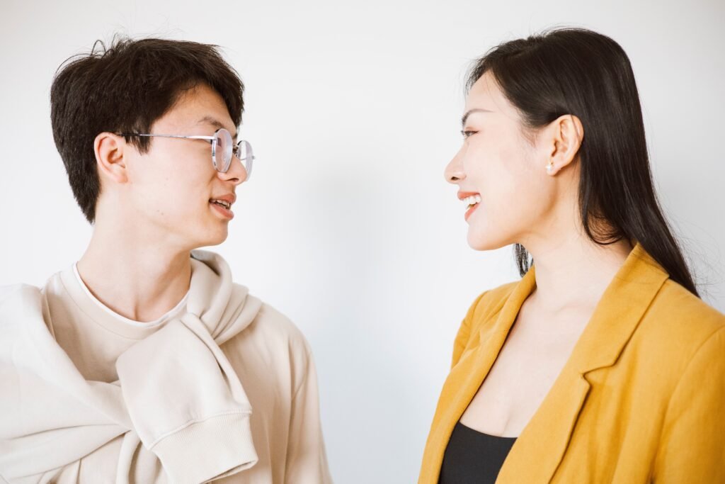 meeting someone after hearing their voice first