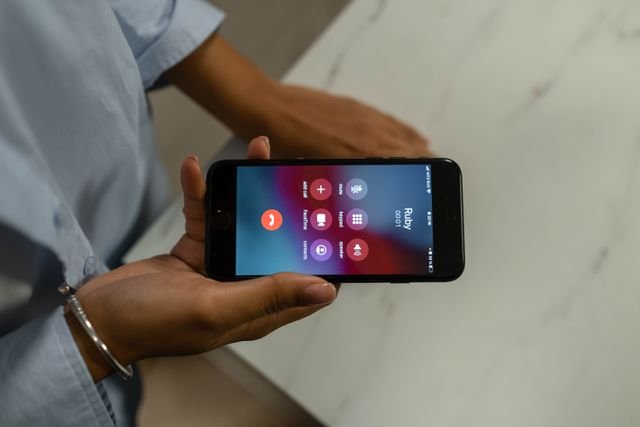 verifying someone with a live call rather than a recording
