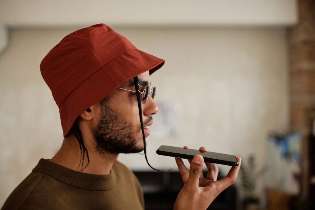 recording a short voice introduction
