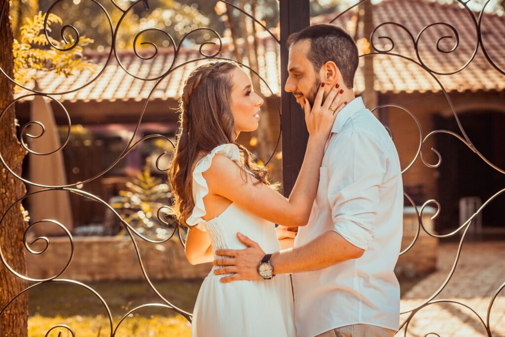 Can you fall in love without physical attraction? A couple discovering an emotional connection.