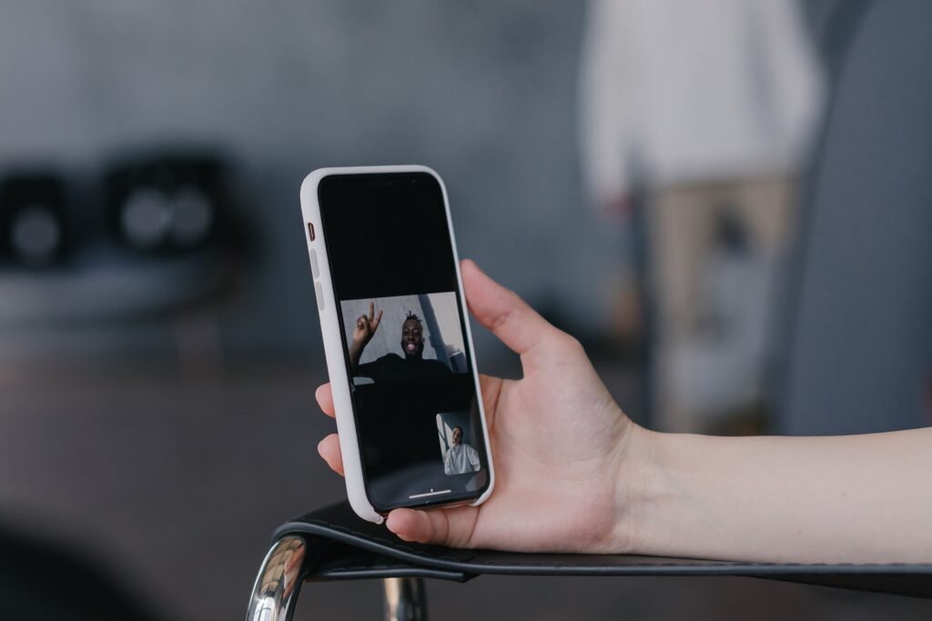 refusing a live video call as a warning sign