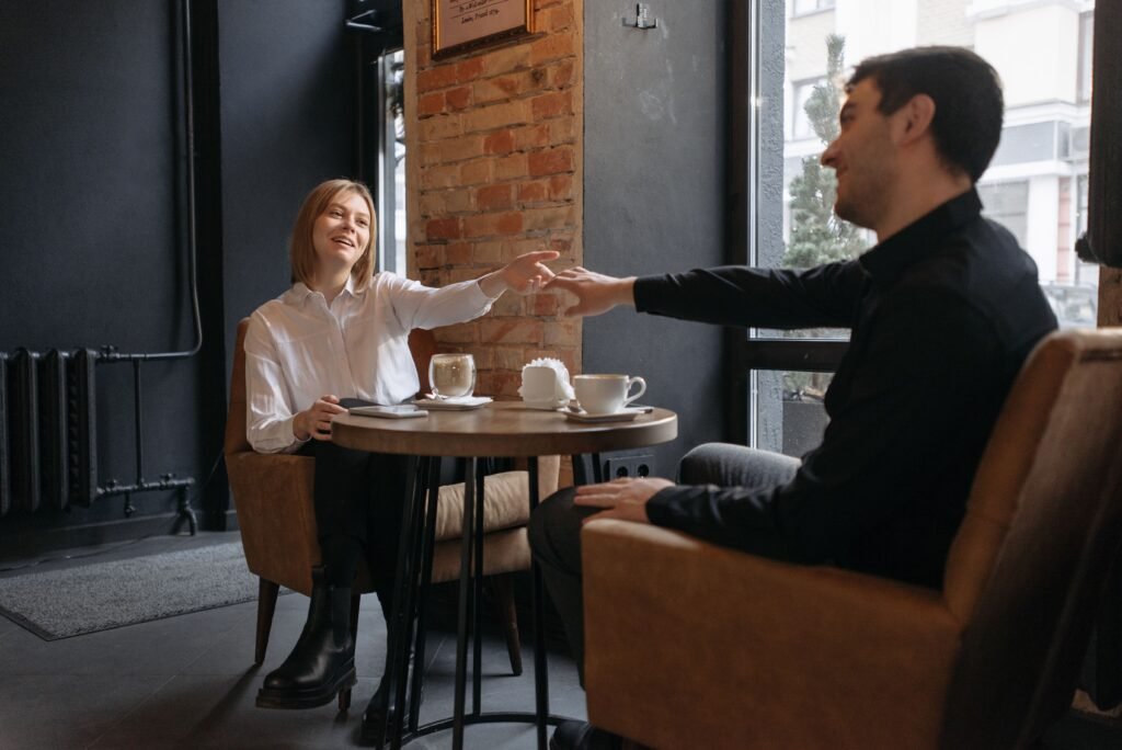 green flags in a relationship shown through attentive listening